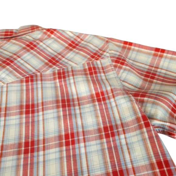Aeropostale Plaid Snap Button Up Shirt - Picture 8 of 14